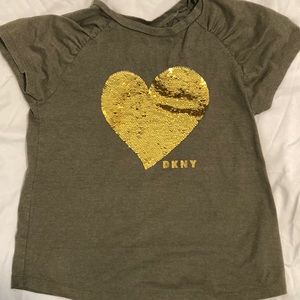 DKNY large (12) girls tee shirt
